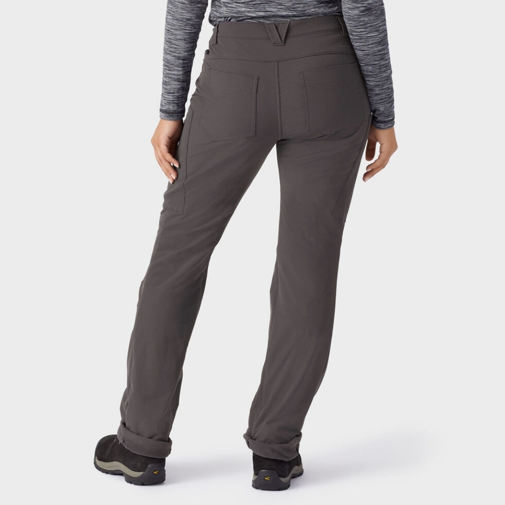 Duluth Trading Women's Flexpedition Lined Straight Leg Pants Size 14 Inseam 35 - Picture 2 of 7